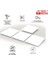 Kendinden Yapışkanlı Düz Beyaz Desenli Pvc Karo 30 x 30 cm (11 Adet / 1 M²) 2