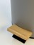 Bambu Kapaklı Metal Çöp Kovası - Hidrolik Sistemli Yavaş Kapanma Özellikli, Pedallı, Banyo ve Mutfak Için Şık ve Fonksiyonel Tasarım (Gri, 5 Litre) 2