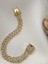 Gurmet Kilit Modelzirkon Taşlı Gold Bileklik 2