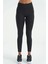 Yüksek Bel Dalgıç Kumaş Slim Fit Kadın Tayt 94627 3