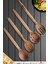 Doğal Ceviz Ağacı Ahşap Tahta Kaşık Spatula Kevgir Çatal Seti Ağaç Kaşık (4 Lü Set) Mta2 1