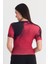 Bordo Desenli Büzgülü Sandy Bluz 12303 5