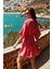 Pembe Kimono Elbise 5