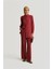 Modal Straight Pantolon 25YD4224-2 Bordo 1