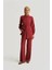 Modal Straight Pantolon 25YD4224-2 Bordo 2