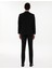 Erkek Siyah Slim Fit Çizgili Yün Takım Elbise 50302430-VR046 5