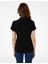 Kadın Siyah Slim Fit Basic Tişört 50306039-VR046 5