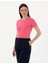 Kadın Pembe Regular Fit Crop Tişört 50306945-VR041 1