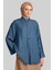 Tencel Bluz 24YD3407 Mavi 4