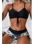 Büzgü Ayarlı Baskılı Bikini Takımı 3