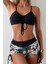 Büzgü Ayarlı Baskılı Bikini Takımı 5