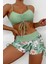 Büzgü Ayarlı Baskılı Bikini Takımı 4