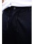 Keten Baggy Siyah Renk Erkek Pantolon 5