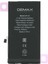 Demax Apple iPhone 12 Güçlendirilmiş Yüksek Kapasiteli Batarya 3250 Mah 1