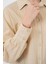 Çizgili Uzun Gömlek Tunik 5963 - Bej 4