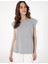 Kadın Gri Melanj Regular Fit Tişört 50301482-VR086 1
