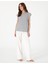Kadın Gri Melanj Regular Fit Tişört 50301482-VR086 4