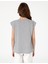 Kadın Gri Melanj Regular Fit Tişört 50301482-VR086 5