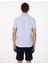 Erkek Açık Mavi Slim Fit Tişört 50306060-VR003 5