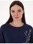 Kadın Lacivert Comfort Fit Tişört 50307296-VR033 2