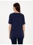 Kadın Lacivert Comfort Fit Tişört 50307296-VR033 5