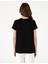 Kadın Siyah Regular Fit Tişört 50305789-VR046 5