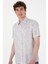 Erkek Açık Gri Gömlek Kısa Kollu 50300434-VR001 3