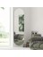 Oval Kenar Pleksi Kare Ayna 30 x 120 cm - Silver 1