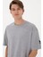 Erkek Gri Melanj Tişört Basic 50305988-VR086 3