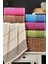 6lı El Havlu Seti 50X85 Atkı (Fuşya-Kahverengi-Bej-Mavi-Mürdüm-F.yeşili) 2