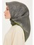 Monogram Desenli Sura Saf İpek Eşarp 9228D 52 3