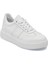 Siyah Deri Kadın Sneaker - K25I1AY68021-A23 1