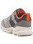 Gri Cırtlı Işıklı Hafif Unisex Çocuk Spor Ayakkabı Cayt B 4
