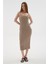 Askılı Elbise Bej 2