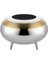 Lınes Nıckel Gold Fat Vase 25X25X17 cm 1