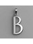 925 Ayar Gümüş Kolye Harf B SM2718 1