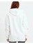 AYDOGANTICARET44 Baskılı Kapüşonlu Sweatshirt - Beyaz 4