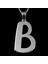 925 Ayar Gümüş Kolye Harf B SM2725 1
