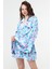 Naomi Yeşil Geometrik Desen Kimono 2
