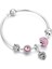 55 mm Tarzı B356 Lüks Kendin Yap Boncuk Gül Altın Kristal Bilezik ve Bilezik Kadın Kalp Arı Boncuklu Bileklikler Zincirli Bayan Pulsera Takı (Yurt Dışından) 1