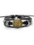 Stil 14 Vegvisir Viking Pusula Deri Bileklik Vintage Üçlü Kuzey Runları Odin Desen Cam Bilezikler Erkek Takı Hediye (Yurt Dışından) 1