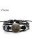 Stil 14 Vegvisir Viking Pusula Deri Bileklik Vintage Üçlü Kuzey Runları Odin Desen Cam Bilezikler Erkek Takı Hediye (Yurt Dışından) 4