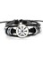 Stil 14 Vegvisir Viking Pusula Deri Bileklik Vintage Üçlü Kuzey Runları Odin Desen Cam Bilezikler Erkek Takı Hediye (Yurt Dışından) 5
