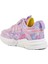 Lila Pembe Cırtlı Fileli Hafif Kız Çocuk Spor Ayakkabı 2320 F 4
