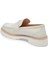 Beyaz Hakiki Deri Kadın Loafer - K25I1AY68026-N3O 2