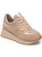 Siyah Deri Kadın Sneaker - K25I1AY68053-A23 1