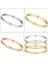 Rn-Gül-8mm Kadın Erkek Moda Takılar Için Tasarım Paslanmaz Çelik Rose Gold Roma Rakamlı Bilezik - Roman Numaralı Bilezik Bileşimi (Yurt Dışından) 3