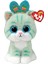 Ty Gumdrop - Turkuaz Kedi 15 cm: Neşenin ve Yumuşaklığın En Güzel Tonu! 5