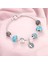 65 mm Tarzı B355 Lüks Kendin Yap Boncuk Gül Altın Kristal Bilezik ve Bilezik Kadın Kalp Arı Boncuklu Bileklikler Zincirli Bayan Pulsera Takı (Yurt Dışından) 4