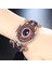 21CM Tarzı Yeşil Kinel Lüks Vintage Büyük Bilezik Yeşil Doğal Taş Kristal Boncuk Bilezik Kadınlar Için Moda Antika Altın Türkiye Takı Hediye (Yurt Dışından) 5